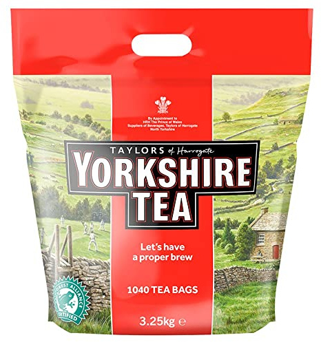 English Tea 1040 Teebeutel Englischer Schwarztee Schwarzer Tee aus England in der Großpackung – importiert von Shestore24