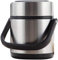 Vacuum Insulated Stainless Steel Flask, Food Flasks For Hot Food Thermal Vacuum Insulated Lunch Box Leak-Proof Food/Soup,1.6L-Silver||2.8