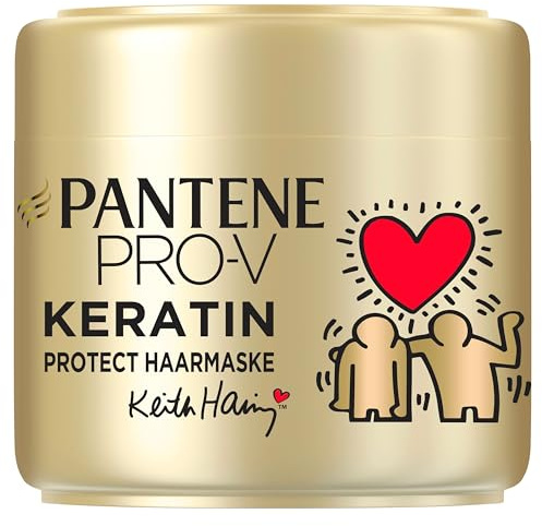 Pantene Pro-V Repair & Care Keratin Protect Masque capillaire 300 ml pour cheveux secs et abîmés, aide à réparer les dommages pendant 6 mois en 1 application seulement, avec formule Pro-V et Active
