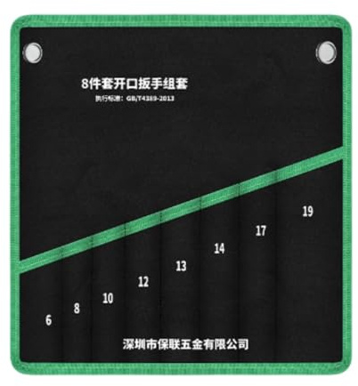 Dickly Estuche para llaves inglesas, bolsa enrollable multiusos para herramientas y alicates, Contiene 8 Piezas