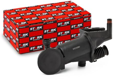STARK SKOTC-3380007 Separador de aceite aireación cárter aceite control por presión con junta con abrazadera para manguera Compatible con PORSCHE BOXSTER 986