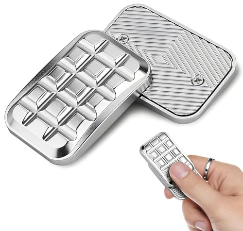 Fidget Slider Erwachsene Metall Spielzeug, Magnet Fidget-Spielzeug Adults, Anti-Stress Sensorik EDC Schreibtischspielzeug zum Stressabbau & Fokus, Dekompression Fingerspielzeug Geschenk (1)