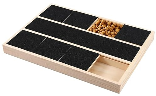 Manolyee Tabla De Rascado para Uñas De Perros, de Madera con de Premios | Almohadilla Rascadora para Perros,para do Y Desgaste De Uñas Caninas En Interior Y Exterior