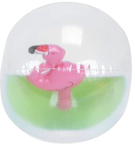 HUSHUI Beach Ball Inflatable 3‑Dimensional Transparent Toy for Summer Beach Pool Party Fun