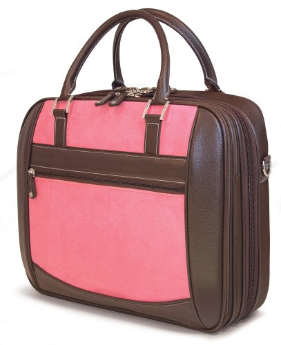 Mobil kant dam svart med rosa, checkpoint vänlig element laptop portfölj 40 cm PC, 17 tum MacBook, företag, resor MESFEBX
