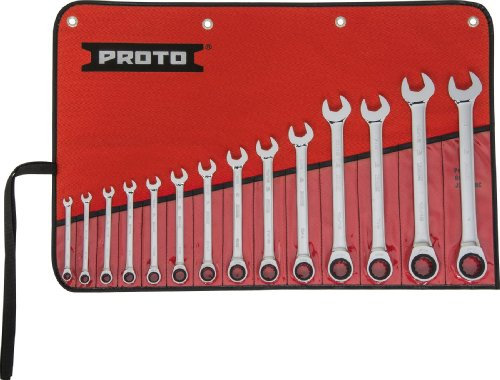 Stanley Proto Industrial jscrt-14s completa polaco 12 Punto llave de carraca (14 piezas)