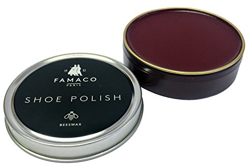 Famaco Shoe Polish Tin 50ml Polishing Cloth Oxblood
