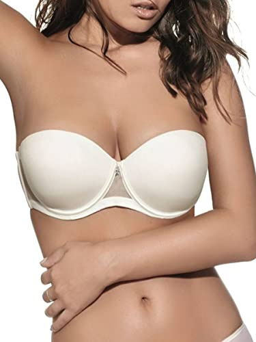 Selene Reggiseno Donna Balconcino con Ferretto e Spalline removibil Coppa Art. Esmeralda