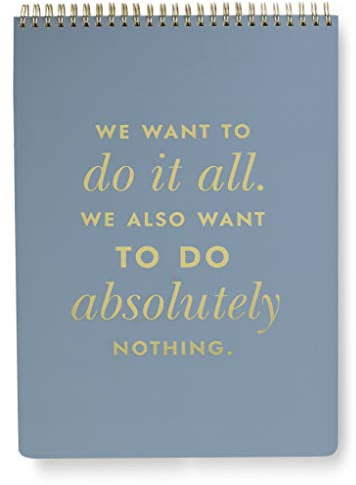 Kate Spade New York Large Top Spiral Notebook with 160 Lined Pages, Do It All