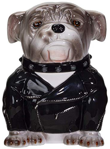 Rocker Bulldog Ceramic Cookie Jar