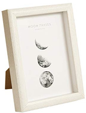 Bilderrahmen, Einfacher Und Kreativer Hölzerner Fotorahmen Stellte Bilderrahmen-Hauptdekorationszubehörgeschenk Auf (Farbe : Weiß, Größe : 13×18cm)