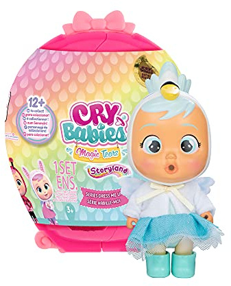 BEBÉS LLORONES LÁGRIMAS MÁGICAS Storyland Dress Me Up | Muñeca Sorpresa coleccionable que Llora de verdad con Ropa a vestir y Accesorios - Juguete y Regalo para niños y niñas +3 Años