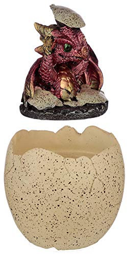 HoitoDeals 1Pcs Decorative Random Colour Hatching Elements Dragon Egg Trinket Box For Home Novelty Ornament