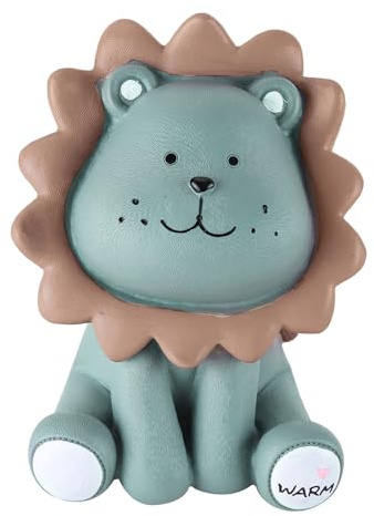 Spardosen für Kinder,Münzbank Niedlichen Cartoon Kawaii Sparbüchse Löwe Sparschwein für Münzen oder Notizen Sparschwein Ornament Junge Mädchen Spielzeug Geburtstag Geschenk Zimmer Dekoration