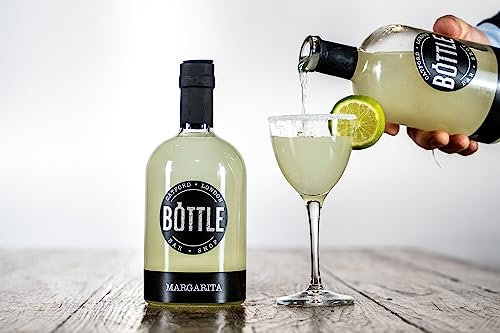 BOTTLE cocktails: Margarita Pre-Mixed (20% abv, 50cl bottle), Ready to Drink (Tequila, Orange Liqueur, Lime Juice) Vegan Friendly, British Made, Small Batched.