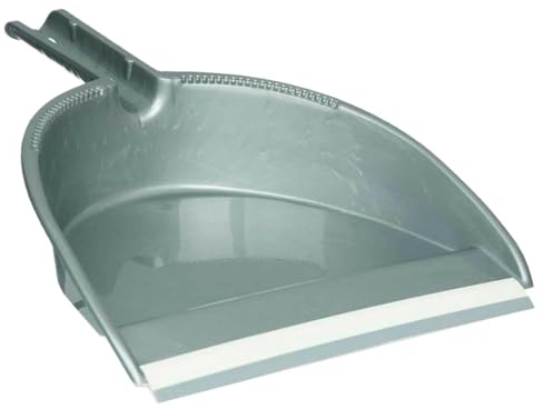 BigBuy Home Recogedor De Mano Plateado Plástico (23 x 33 x 7,5 cm) (24 Unidades)