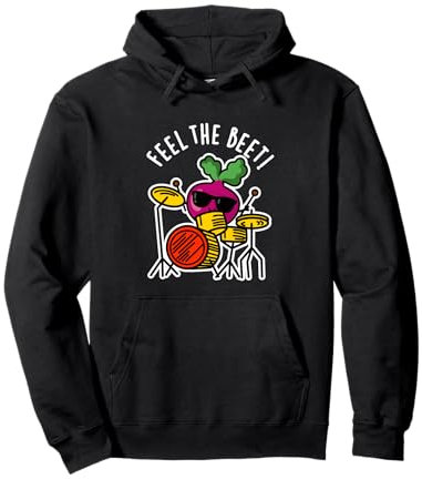 Feel The Beet Lustiges Veggie Wortspiel Pullover Hoodie