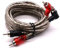 Cavo RCA/phono da 1 m a forma di L, da 2 a 2 RCA/phono, cavo audio stereo (cavo coassiale, connettori RCA maschio/maschio, analogico/digitale, per sub/amplificatori/Hi-Fis/home