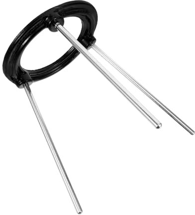 OSOLADY Tripod Stand Für Laboranwendungen Abnehmbares Chemie-haltegerät Gusseisen Für Sichere Experimente Für Alkohollampen Und Bunsenbrenner Im Schul Und Laborumfeld