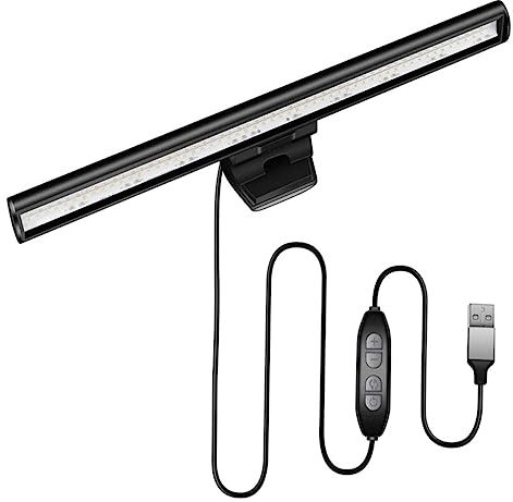 Vaguelly Hängende Lichtleiste Für Computerbildschirme Mit Multi-funktionaler Tragbarkeit Einfacher Installation Und Augenschützender Helligkeitsanpassung Ohne Blendung Und Platzersparnis