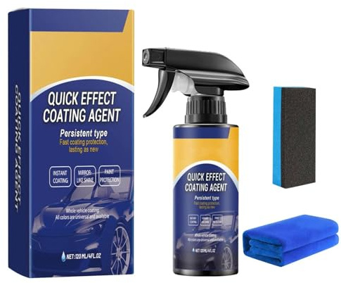Sopami Spray Auto, Sopami Quick Effect Coating Agent, Das Hocheffiziente Keramik-Beschichtungsspray, das Schutz, Reparatur und Aufhellung vereint, Repariert Kratzer & Abnutzungserscheinungen Schnell
