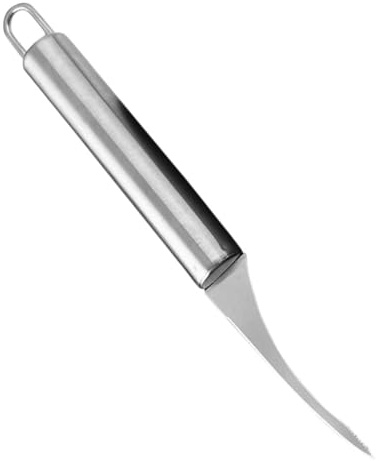 SOLUSTRE Strumento per Gamberetti in Acciaio Inossidabile Pelapatate Gamberi e Facile da Usare Utensile Cucina Portatile per Pulizia Gamberetti per e Regalo Casa