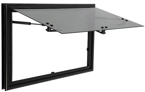 Fenêtre de camping-car - 700 x 450 mm - Avec moustiquaire - Occultant - Fenêtre latérale pour camping-car - Fenêtre de camping-car