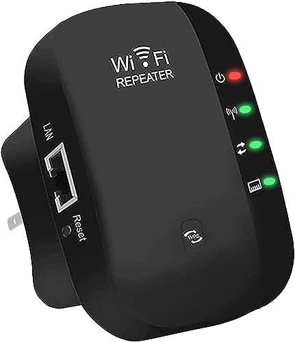 WiFi Extender Signal Booster Up to 5800sq.ft and 50 Devices, WiFi Range Extender, Wireless Internet Repeater, Long Range Amplifier with Ethernet Port, 1-Key Setup, Access Point, Alexa Compatible
