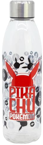 Stor Botella de Agua Reutilizable Pokémon 980ml - Tritan Libre de BPA - Tapon Hermético Antiderrame para Deporte Colegio Gimnasio