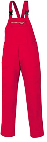 teXXor Latzhose Basic Arbeitshose für Industrie und Handwerk, 50, rot, 8033