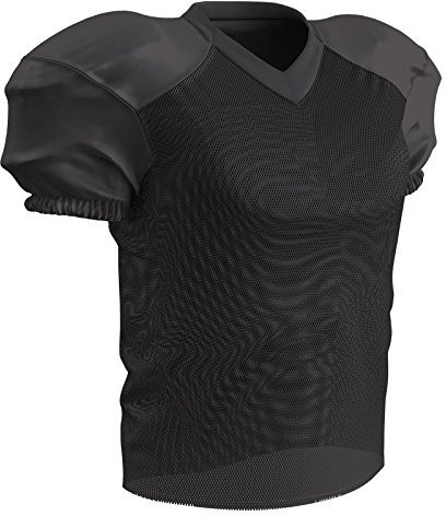 Champro Herren Football Practice Jersey Time Out Fußballtrikot aus Polyester, Schwarz, XL EU