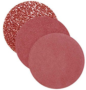 RETOL disques abrasifs auto-agrippants, 200 mm, G100, p. ponceuses multi-disques, céramique mix (Lot de 50)