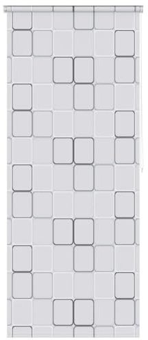 vidaXL Store Roulant de Douche 80x240 cm Carré Rideaux de Douche Salle de Bain