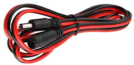 Broco dc5521 Verlängerungs Kabel,150cm Stromverlängerungskabel DC5521 männlich zu weiblich Stromkabel