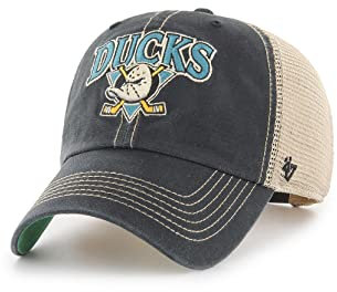 '47 Brand Clean Up Trucker Cap Anaheim Ducks H-TSCLA25LAP-VBC Dunkelblau, Size:OneSize