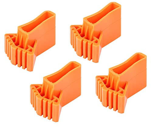 Binnan 4 Piezas Pies de Escalera Cubierta de Pies Antideslizante, Escalera Universales de Goma de Repuesto, Contera Escalera, Accesorios para Escaleras de Mano