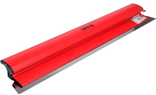 YATO Flächenspachtel 25-80 cm Fassadenspachtel mit Metallklinge, Länge: 80 cm, PVC-Handgriff, säurebeständiger Stahl, Legierter Stahlklinge, für Wand- und Deckenflächen, Trocken- und Nassverfahren