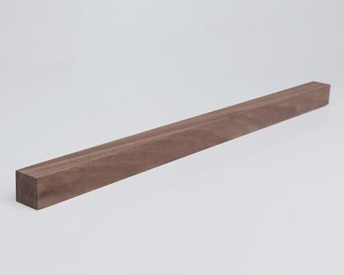 Holzleiste - Nussbaum gehobelt - 25 x 25 x 350-1000mm (25 x 25 x 950mm)