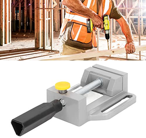 YyDDs Drill Press Vise, Mini Quick Release Clamp, Aluminum Alloy Vise Drilling Machine Clamping Tool for Easy Repositioning of Your Project Material