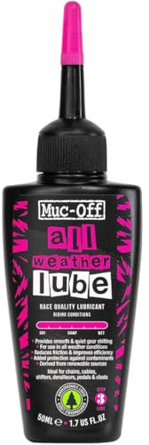 Muc-Off All-Weather Chain Lube, 1.7 fl oz - Bike Lube Refill, Bike Chain Oil, Chain Wax for All Weather Conditions - Biodegradable Bike Lubricant and Bicycle Chain Oil