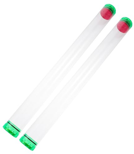 SKISUNO 2pcs Fishing Floats Tube Holder for Dobber Fishing Supplies Pvc Material for Kits and Accessories