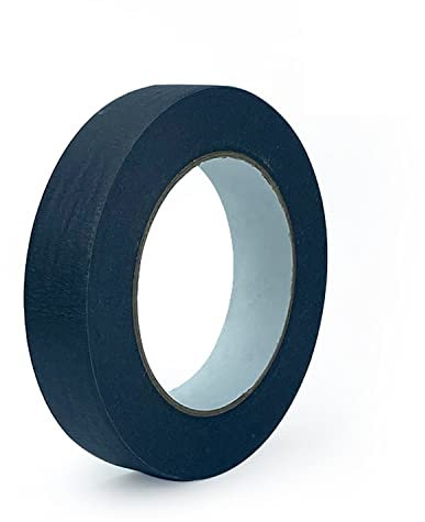 Ruban de masquage, ruban de masquage polyvalent, ruban d'artisanat noir, ruban de peintre de couleur adapté à l'artisanat, à l'étiquetage et au bricolage décoratif, 20 mm × 50 m, 2 rouleaux (couleur :