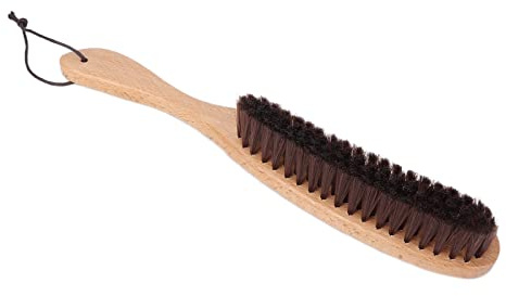 Wooden Handle Clothes Brush Antistatic Lint Remover Comb for Garment Cleaning
