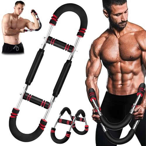 Shaker Twister Armtrainer,Twister Arm Trainer,Verstellbarer Brust-Expander,Tragbarer Muskelkraftverstärker,Oberschenkel-Master-Trainer,Dreistufige Geschwindigkeitseinstellung