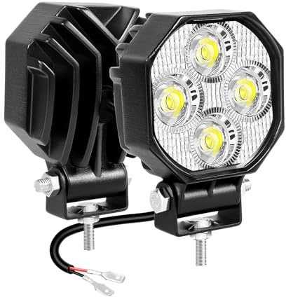 Willpower Focos Led Tractor 7cm 2.8 16W 12V 24V Faro de Trabajo 4x4