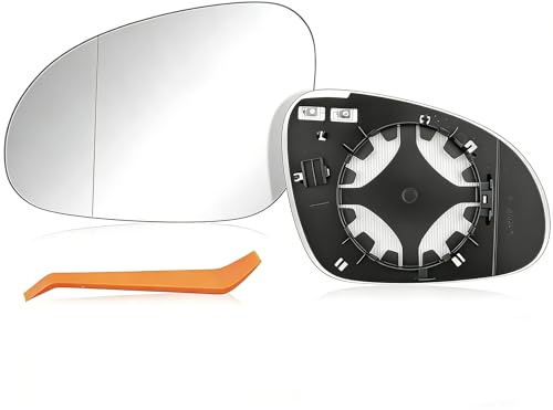 JPGhaha Spiegelglas Ersatz für VW Golf 5 Passat B6 Jetta 5 2006-2011