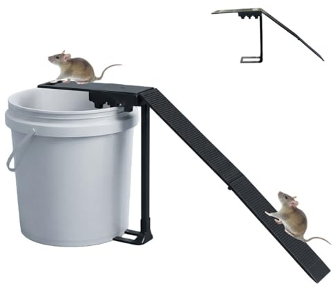 Trampa para ratones, trampa para ratones de múltiples capturas para uso doméstico, reinicio automático, reutilizable, humana o eficaz opciones de control de roedores (2)