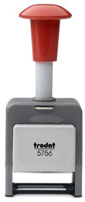 Trodat Ziffernstempel Kunststoff fortlaufend automatisch selbstfärbend 6 x verstellbar 5,5 mm Stellen