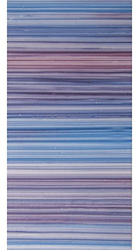 Rayher 3112109 Wachsfolie: Aquarell-Streifen, 20x10 cm, SB-Btl. 1 Stück, m.blau