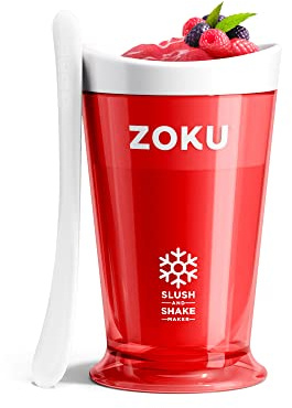 Zoku ZK113-RD Slush & Shake Maker Coupe Réfrigérante Express Rouge